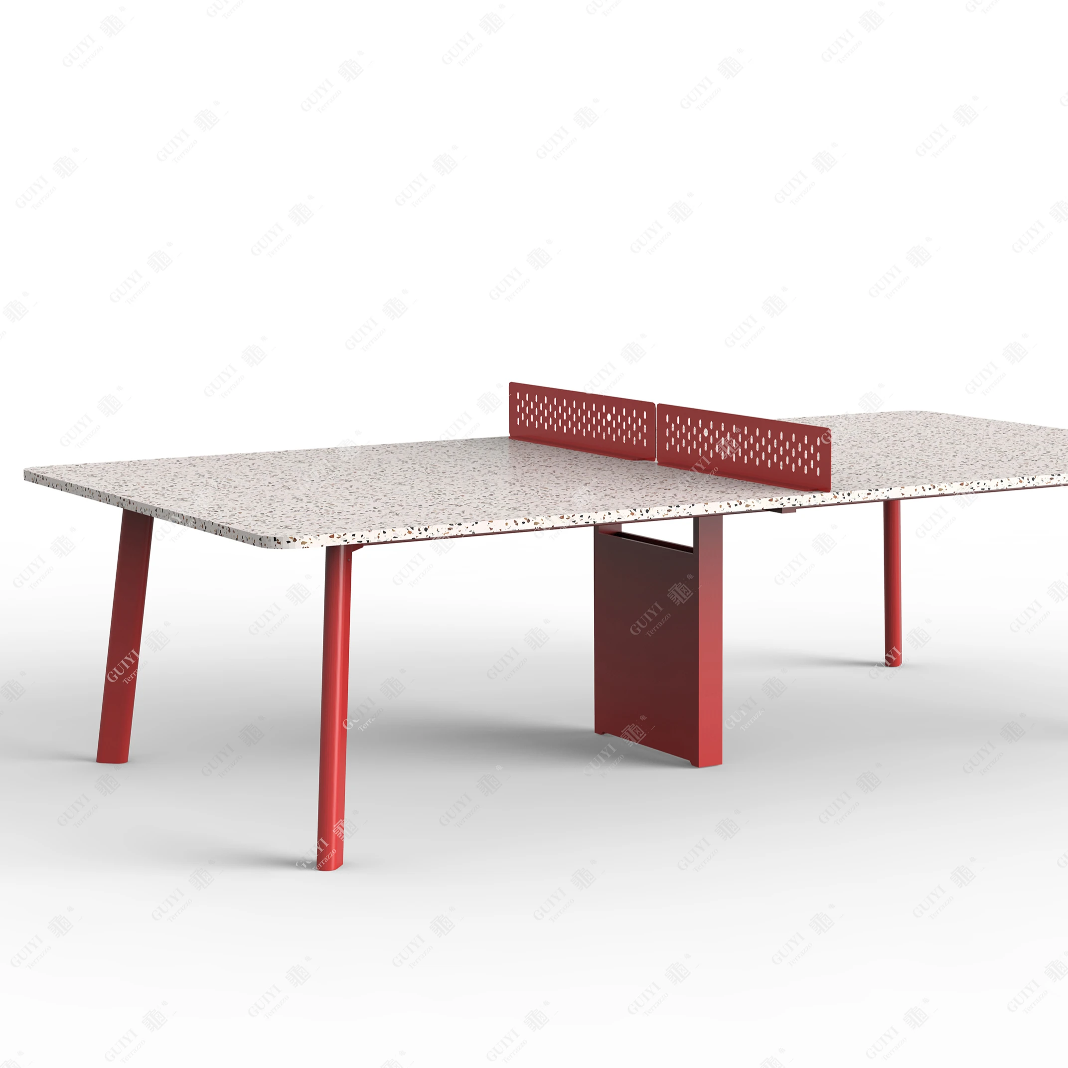 terrazzo table fashional terrazzo furniture marble table cement base terrazzo artificial stone