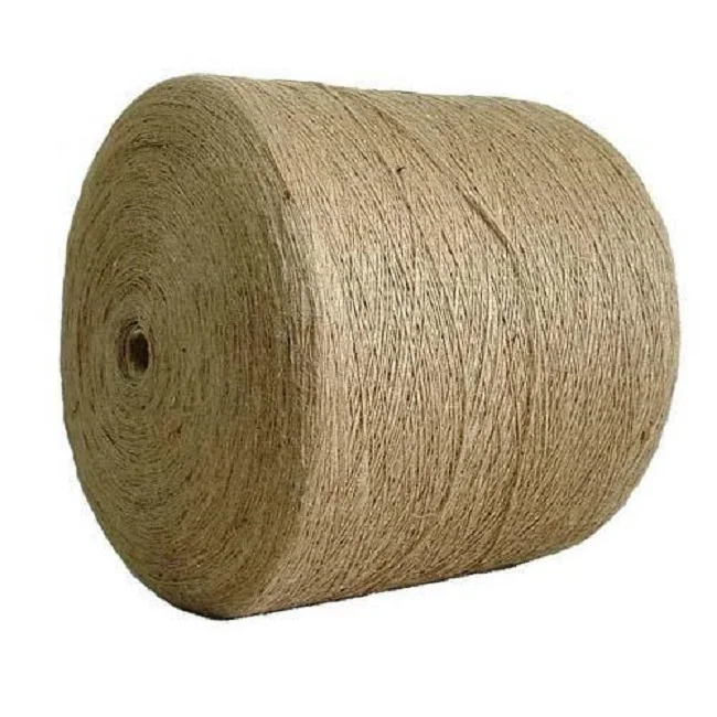 High Quality 16lbs/3ply Hessian Jute Yarn 100% Tossa CB Quality Jute Yarn Natural Jute Color Yarn From Bangladesh