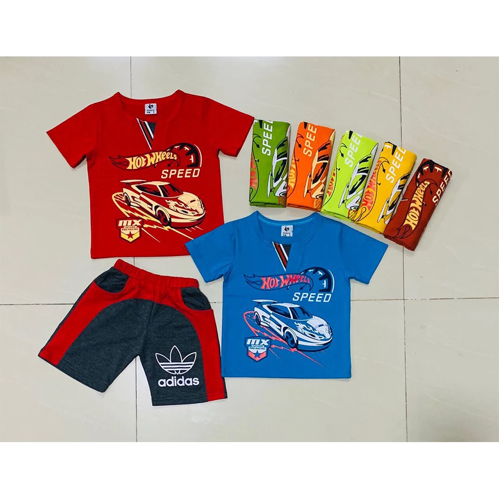 2021 Children Clothing Summer  Boys Clothes Set Outfits Kids Clothes Toddler Suit For Boys Clothing Sets