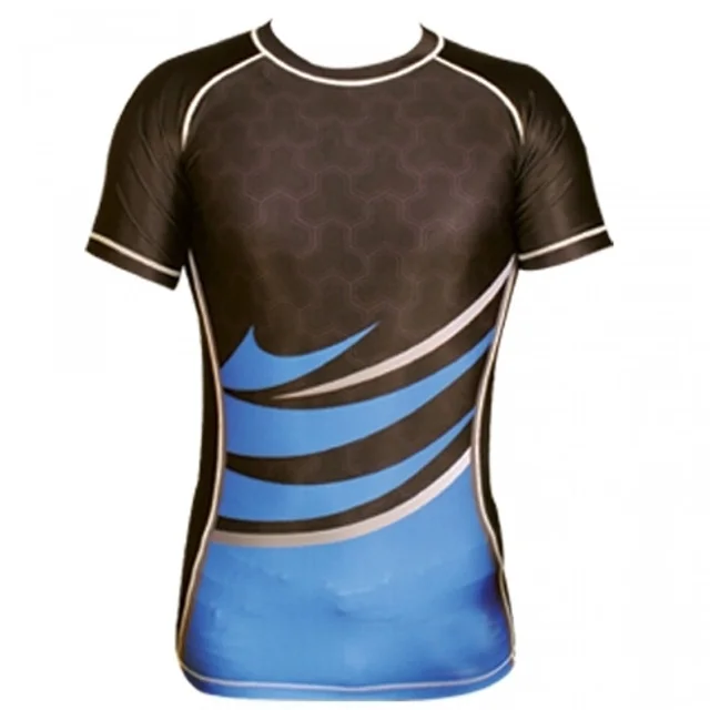  Upf 50 сублимационная печать пользовательского логотипа спортивная одежда Mma Bjj для серфинга Rashguard с длинным рукавом от производителя Oem + защитные рубашки рыбалки