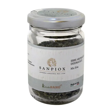 Organic dried herbs 5 HERBS MIX: mint, marjoram, oregano, sage, rosemary (herb spice seasoning condiment Made in Italy)
