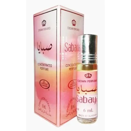 Perfume oil Sabaya 6 ML by AL REHAB 100% Oil AL Rehab Dubai Arabic perfumes Alcohol-free