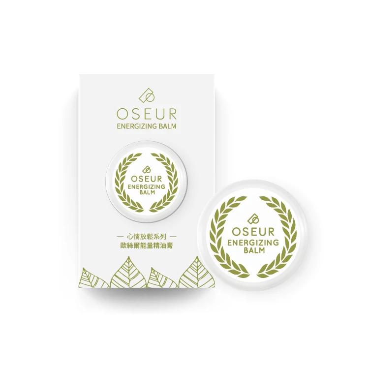 Oseur Energizing Balm 5g Herb Mint Cooling Balm Mini Travel Size Soothing Aromatic Ointment