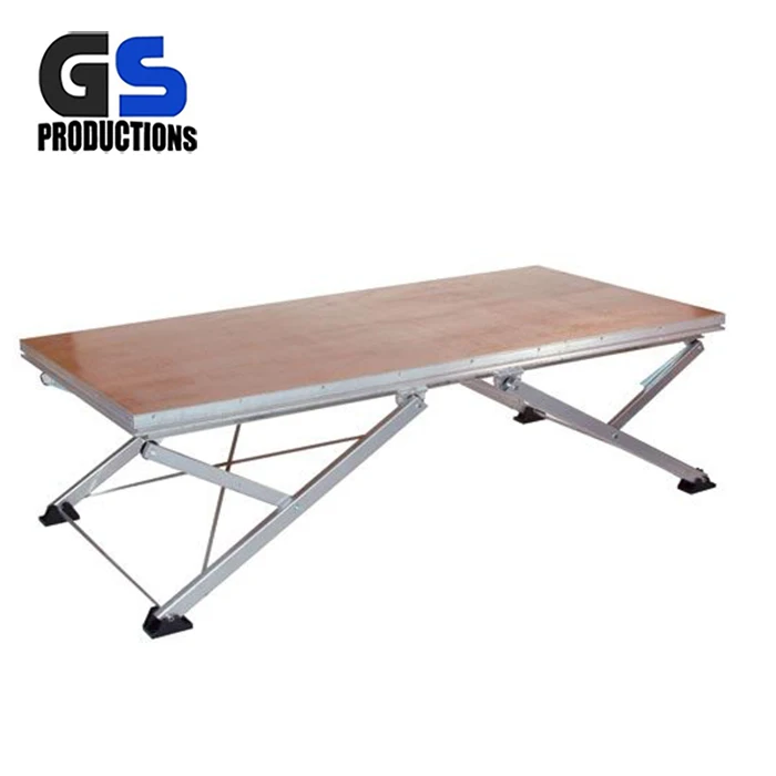 High Quality Aluminum outdoors movable folding portable stage platform