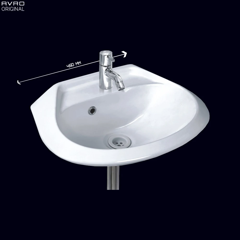 Best Heavy  Wall Hung wash Basin office Use Ceramic Wall Hung Wash Basin Sinks