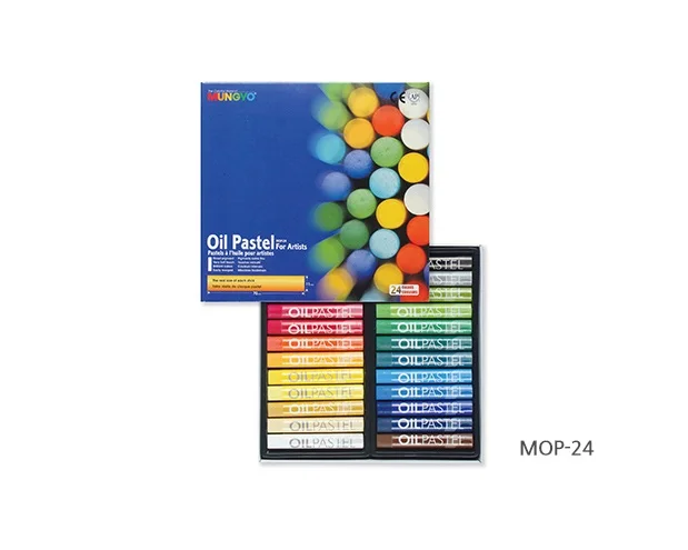 Mungyo Professional Oil Pastel MOP Series 12/24/36/48/72 Colors, Korea Stationery
