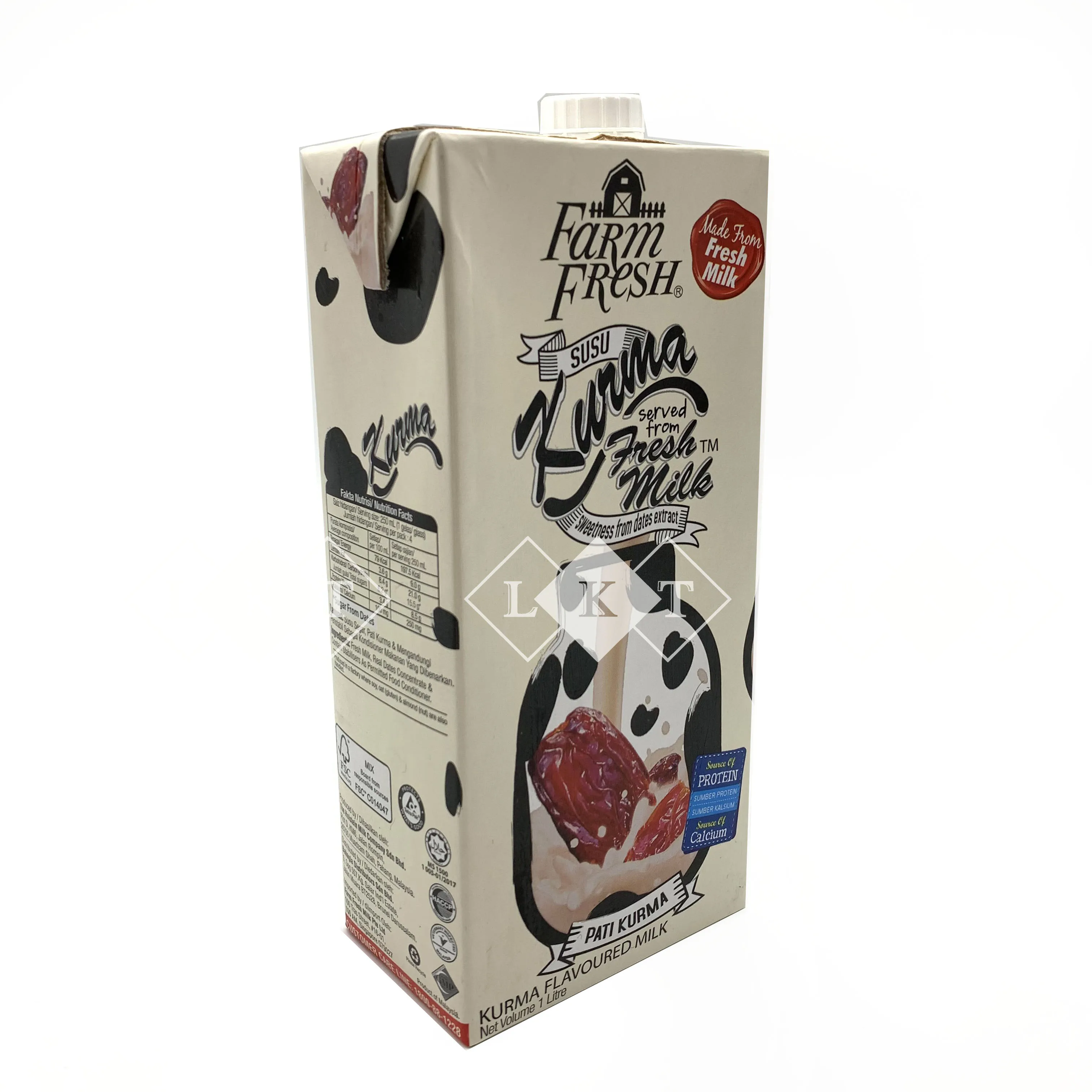 Farm Fresh Milk with Dates 1L