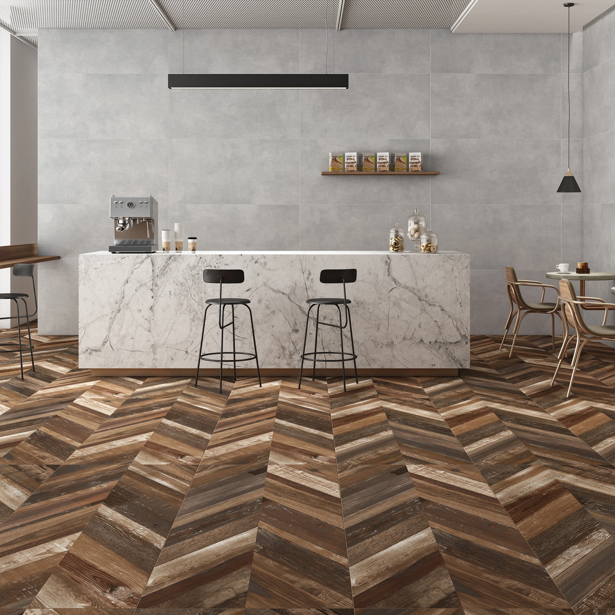 Полоски из натурального дерева, блестящая фарфоровая плитка для напольного покрытия и стен, высококачественные фарфоровые плитки прямо с завода