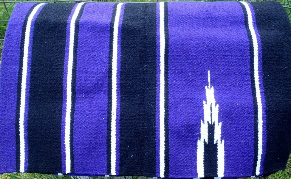 Custom High Quality cotton Western Horse Saddle Blanket Pad Navajo saddle blanket equestrian equipment outdoor sports foldable