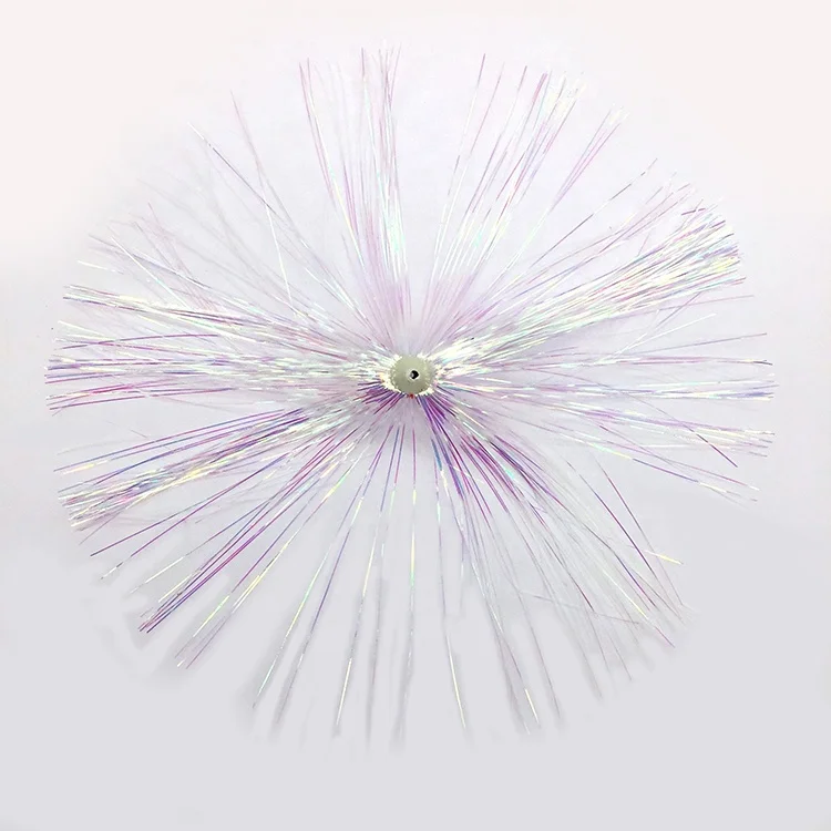 Rainbow flash mylar ballyhoo duster glow lead jig Fishing Lures wholesale fishing tackle Weiyu fishing swim baits