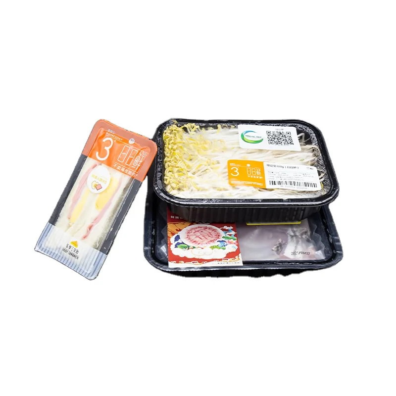 CustomPPsealing film for food box plastic cup hot seal protection film seal for Packaged fruits vegetables seafood meat