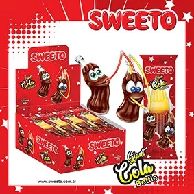 
Jelly Gummy Sweeto Cola Soft Candy Gummy Candy Halal 30 gr 