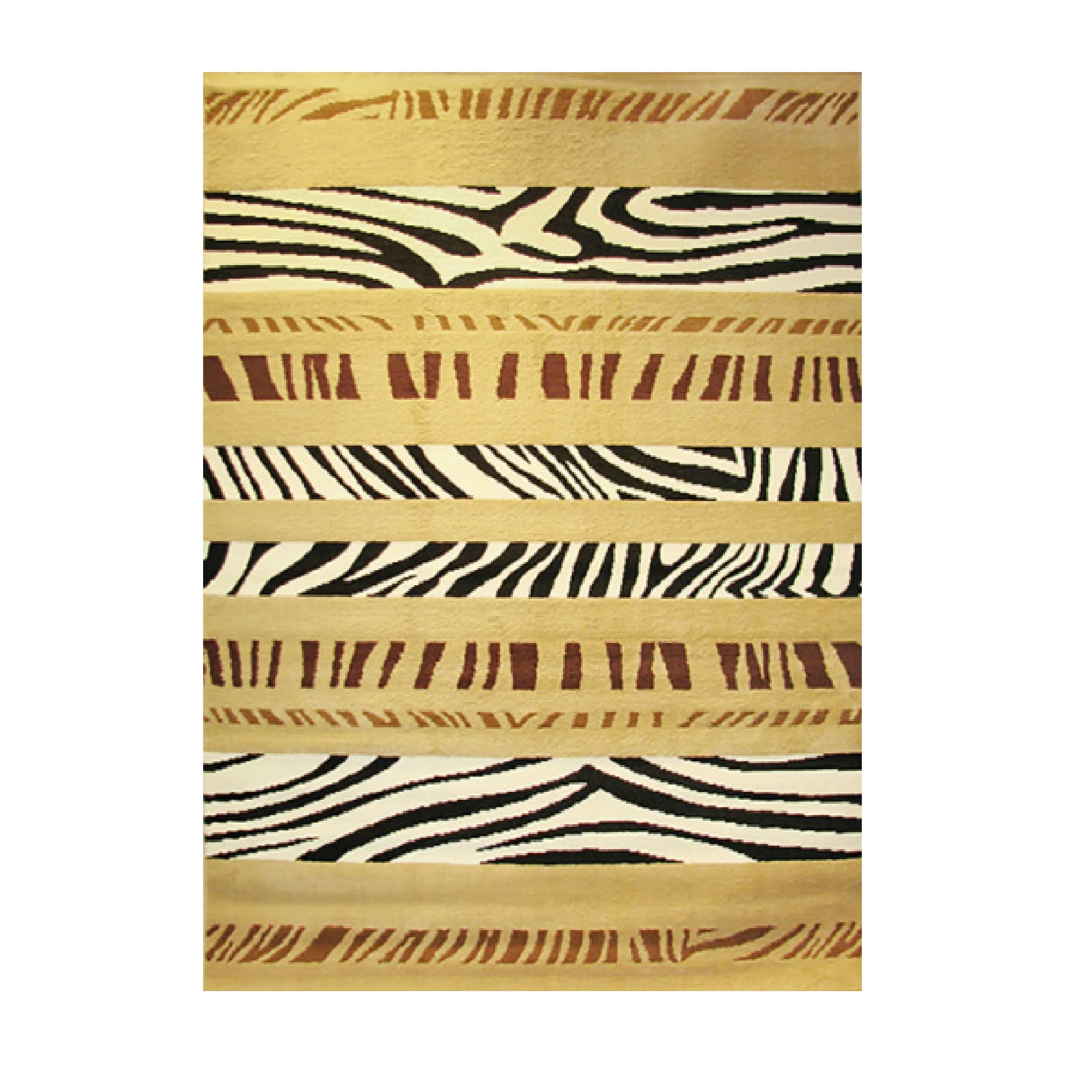 Reversible 100% PP living room carpets rugs modern Heritage Carpets  African Skin Trendy Look Technics Feature