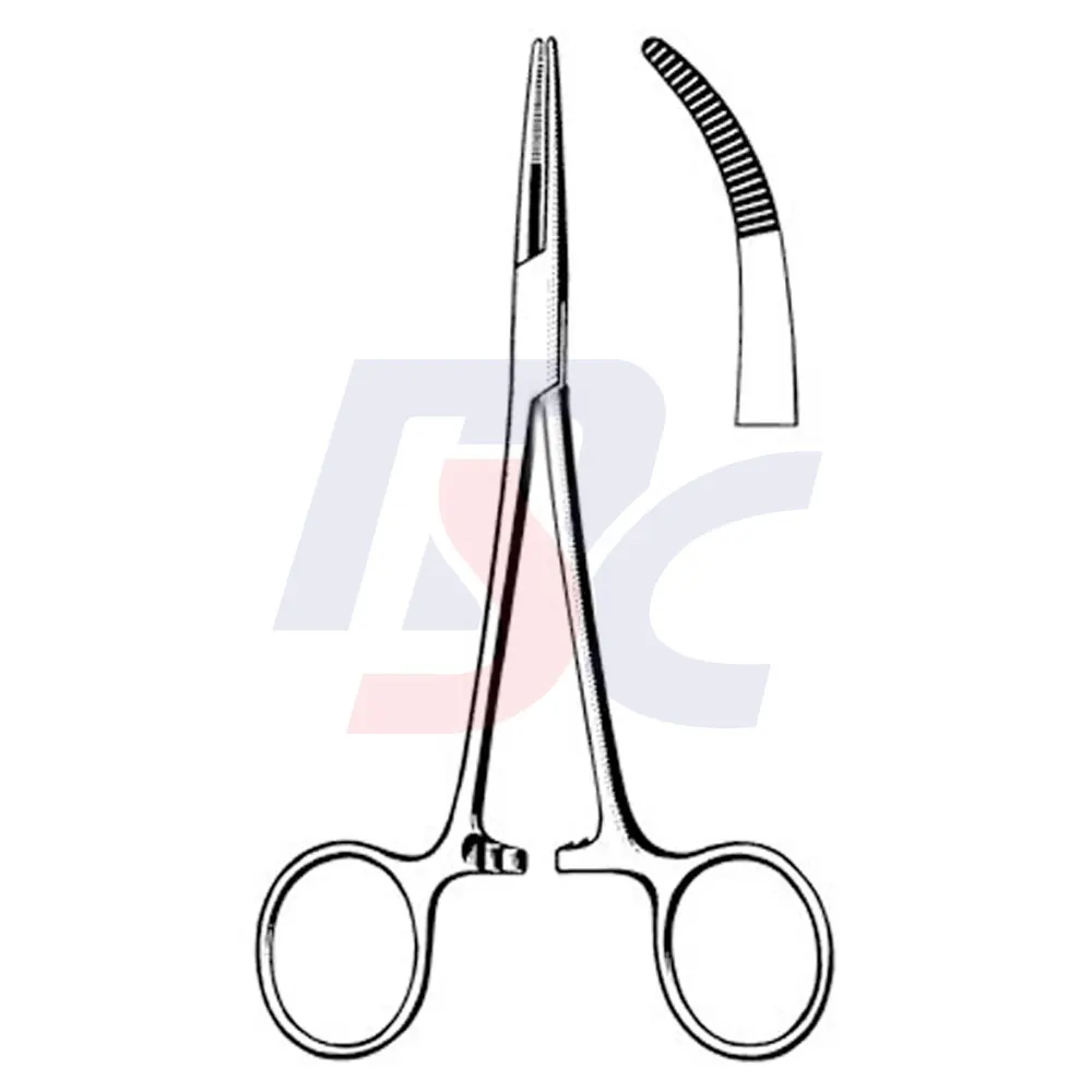 
Surgical Hemostatic Forceps, Mosquito, Kelly Forceps Curved Veterinary Surgical Locking Tweezers Pliers 