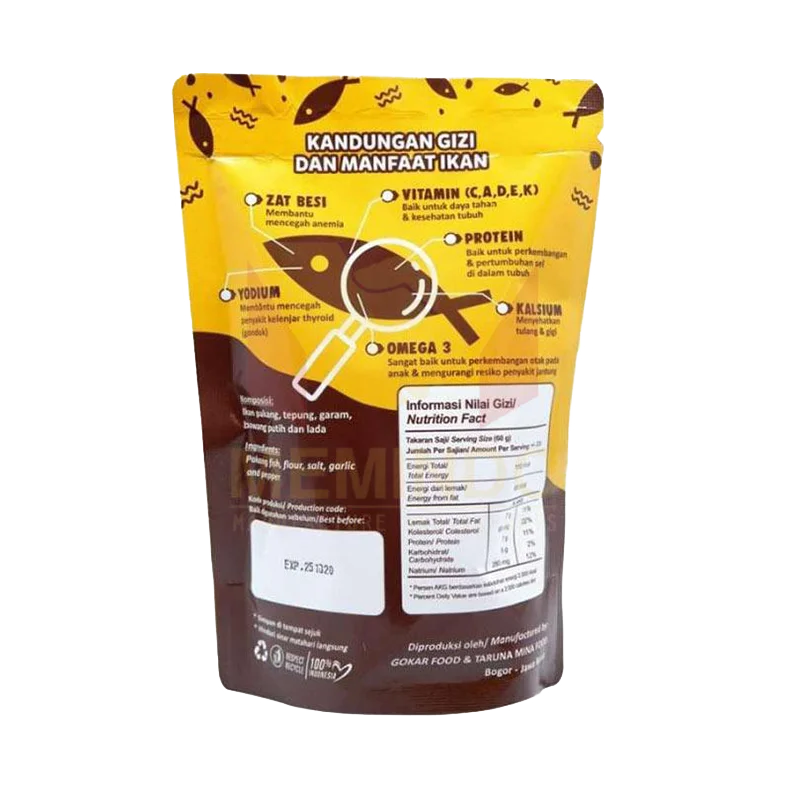 Halal Snacks Fish Chips Tarunaku Indonesia Grain OEM Wholesales Ready Manufacturer Hot Selling