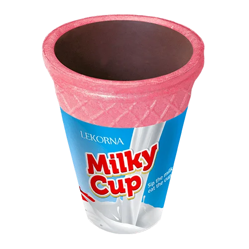 
Wafer Glazed cup for coffee and hot milk 