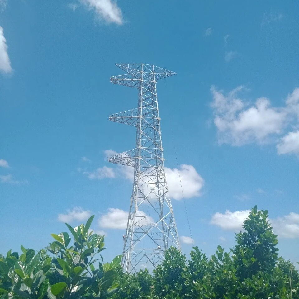 Hot Dip Galvanized Premium Quality 220kV Electric pole transmission equipmentsMade of Steel made in Vietnam