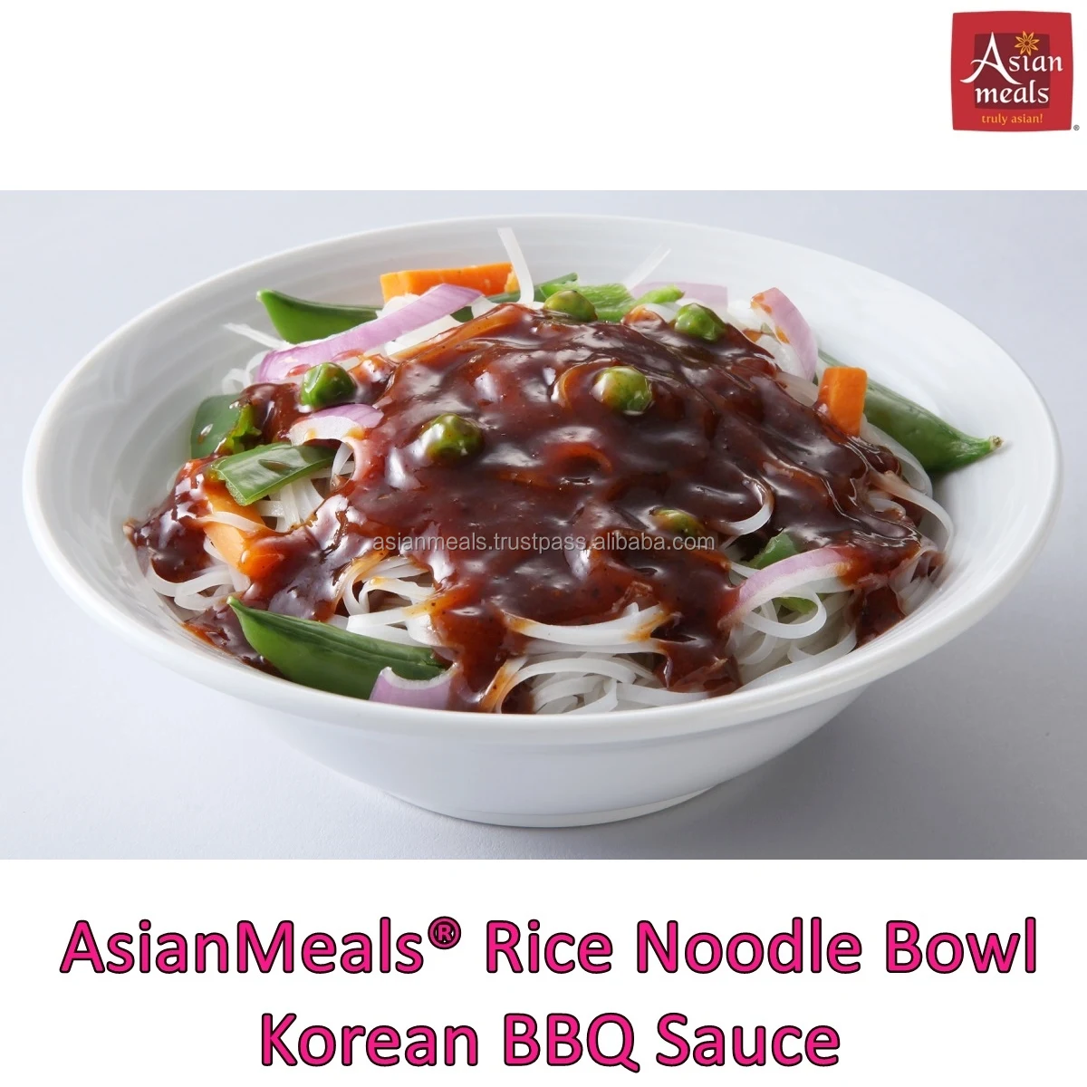 Wholesale AsianMeals Hot Selling Korean BBQ sauce Malaysian Delicious Instant Rice Noodle Bowl Halal HACCP GMP ISO
