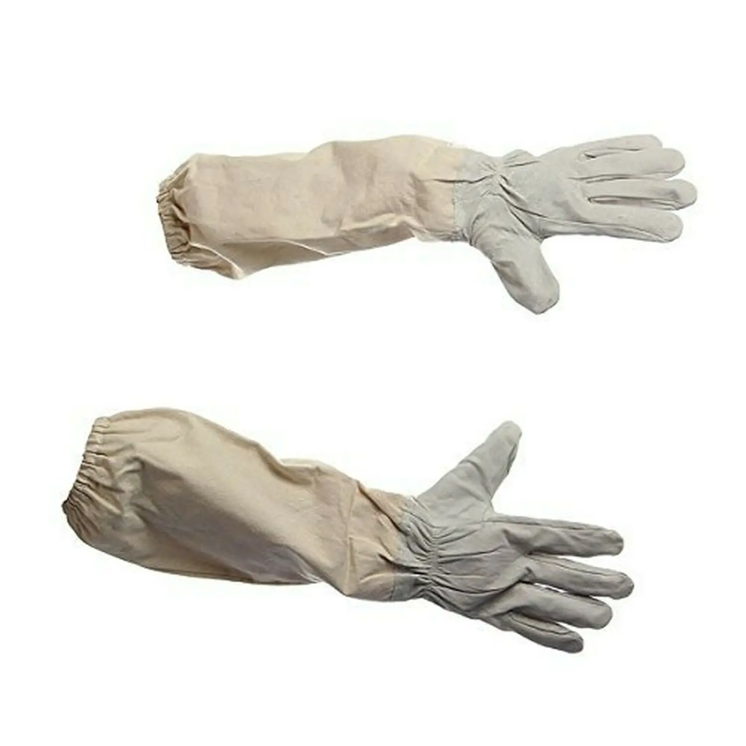 Protective Goat Leather Beekeeping Gloves with Vented Sleeves