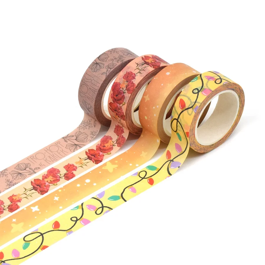CMYK Set Designer Adhesive Masking Tapes Washi Tape Japanese