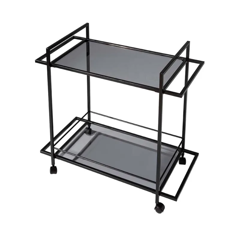 Household Drinks Trolley Kitchen Serving Cart Mobile Sideboard Cabinet