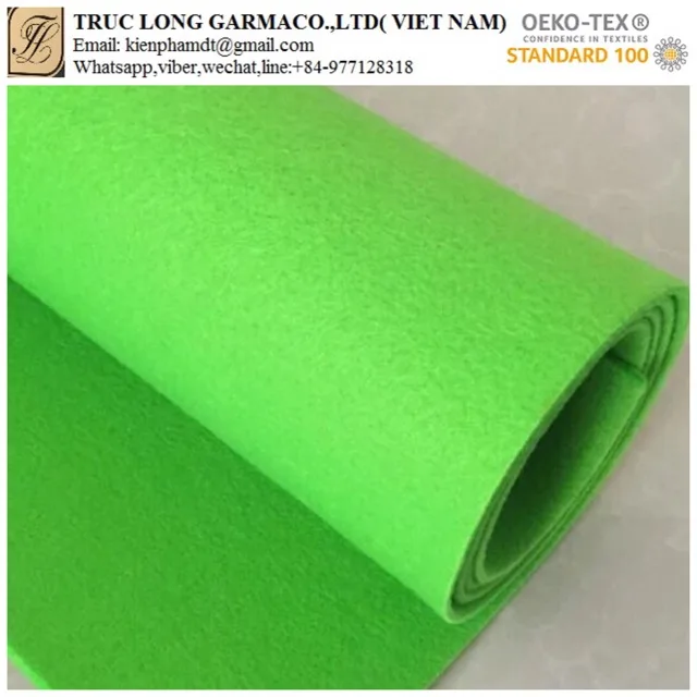 
Colorful 100% Polyester Fabric Felt Sheets / Rolls with cheap Price 