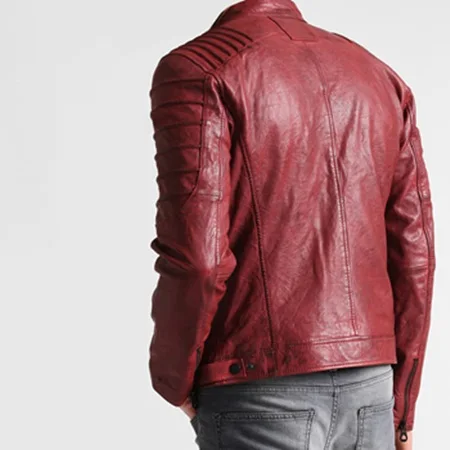 
Mens Stylish Real Leather Jacket For Gents 