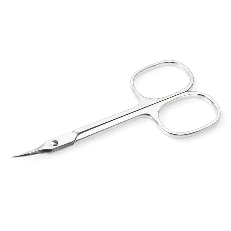 Ножницы для кутикулы черные с башней-нержавеющая сталь-изогнутое режущее лезвие