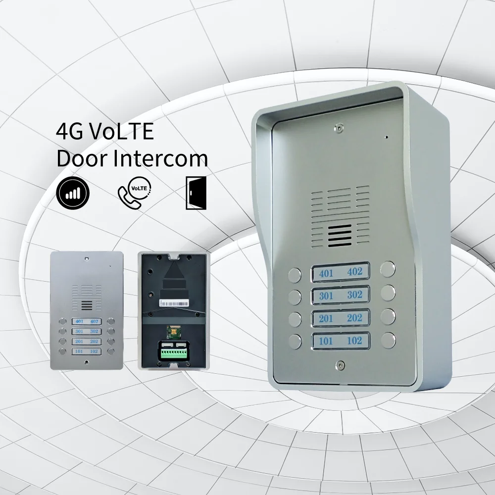 Audio door phone two way communication wireless multi-apartment intercom system 14755