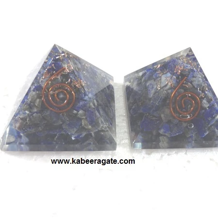 Wholesale Orgone Pyramids  : Lapis Lazuli Orgone Pyramids