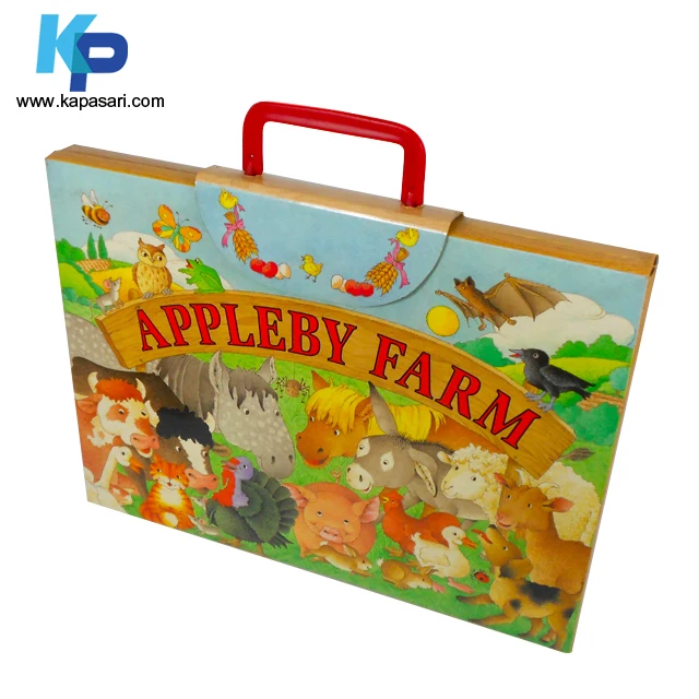 3D Жесткая обложка издательская книга служба печати дети английская красочная история