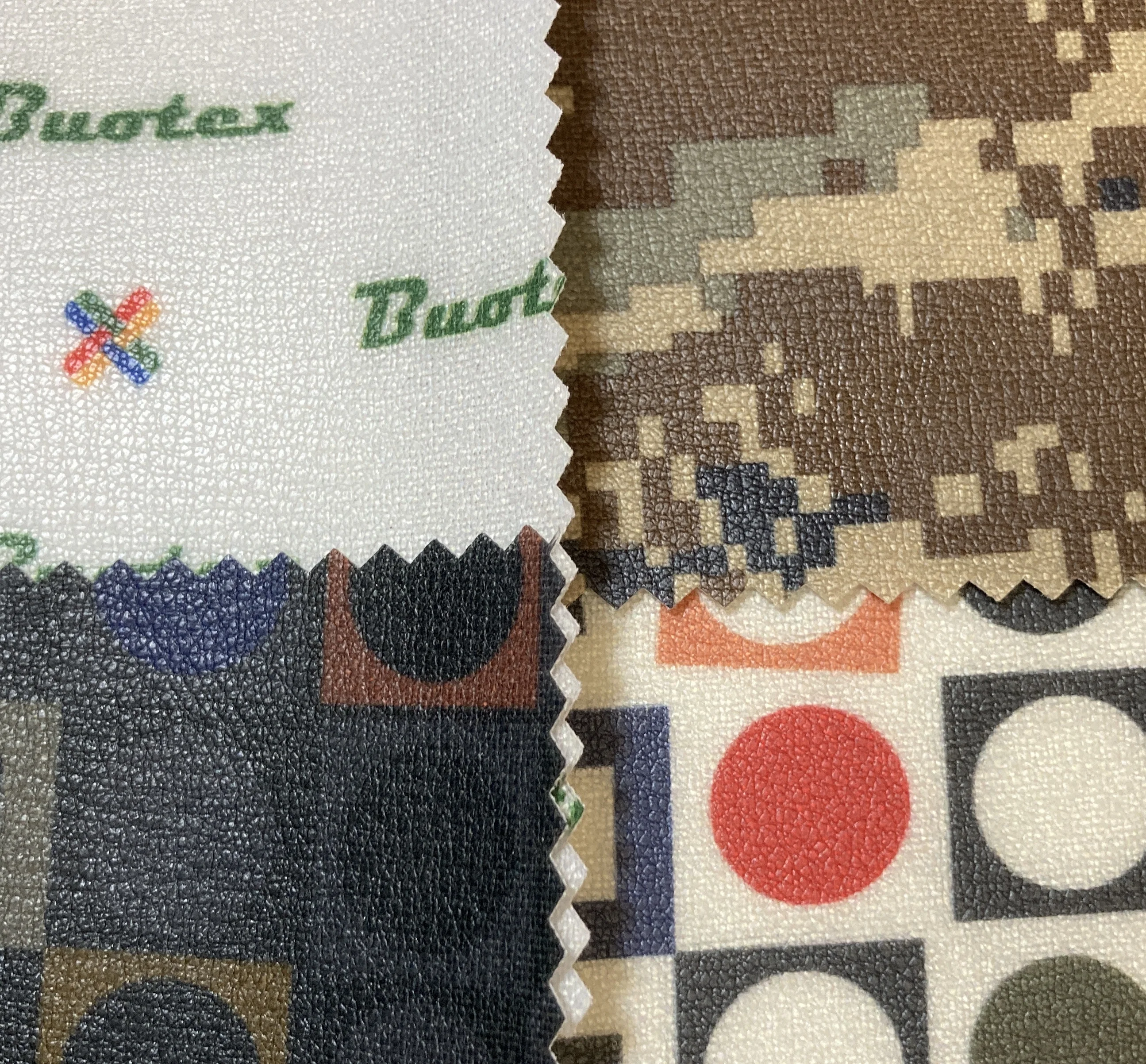 Переработанная полиэстеро-600Dx600D 80т/печати/ТПУ кожаный 0,30 мм OEKO-TEX