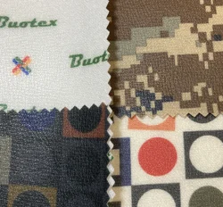 Переработанная полиэстеро-600Dx600D 80т/печати/ТПУ кожаный 0,30 мм OEKO-TEX