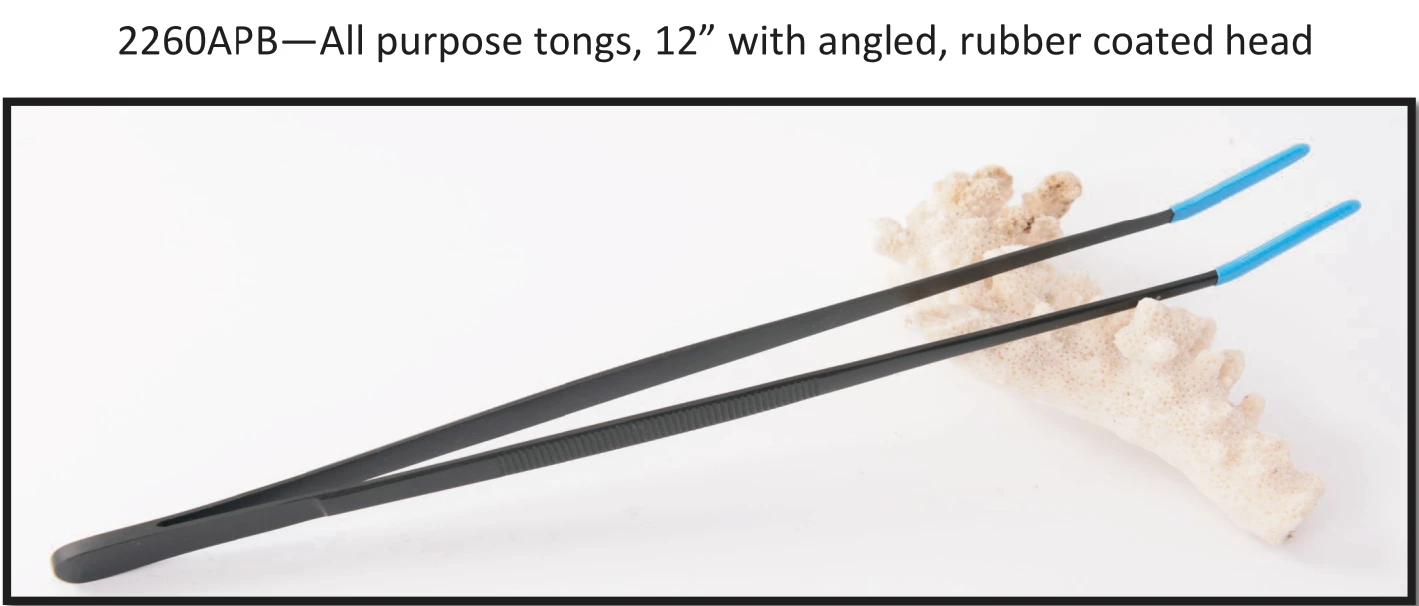 
Aquarium propagation tweezers oxidized series PVC dipped tips TAMSCO 2260APB aqua plant decoration / pet feeding tweezers 