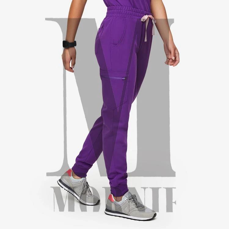 Custom Women Nursing Suit Doctor Beautician Hospital Stretchy Nurse Medical Scrubs Uniform Set