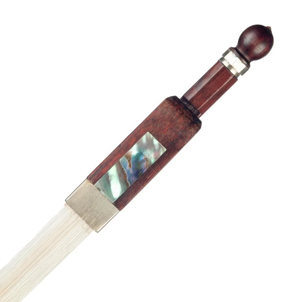 NAOMI 15' 16' Baroque Style Viola Bow With Snake Wood Frog White Horse Hair Well Balanced Violin Accessories