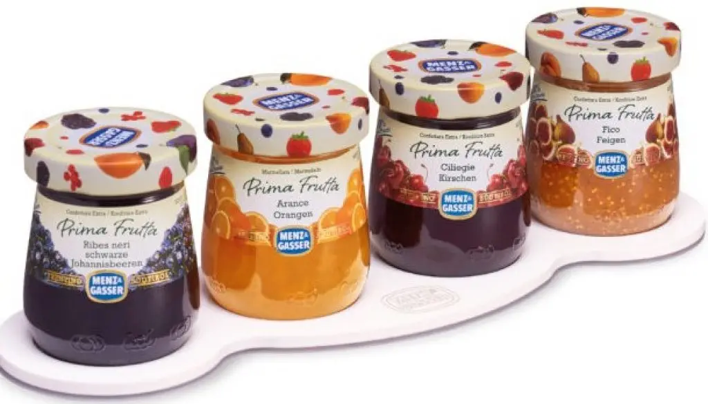 Menz & Gasser Jam Sweet Grapes Preserved in Sugar and Syrup 6 kg Italy-Selected Fruit Including Apricots and Strawberries