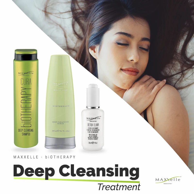 Made in Italy Anti-Dandruff Hair Scrub  for  free of SLES, Paraben, Silicone, Petrolatum 200ml