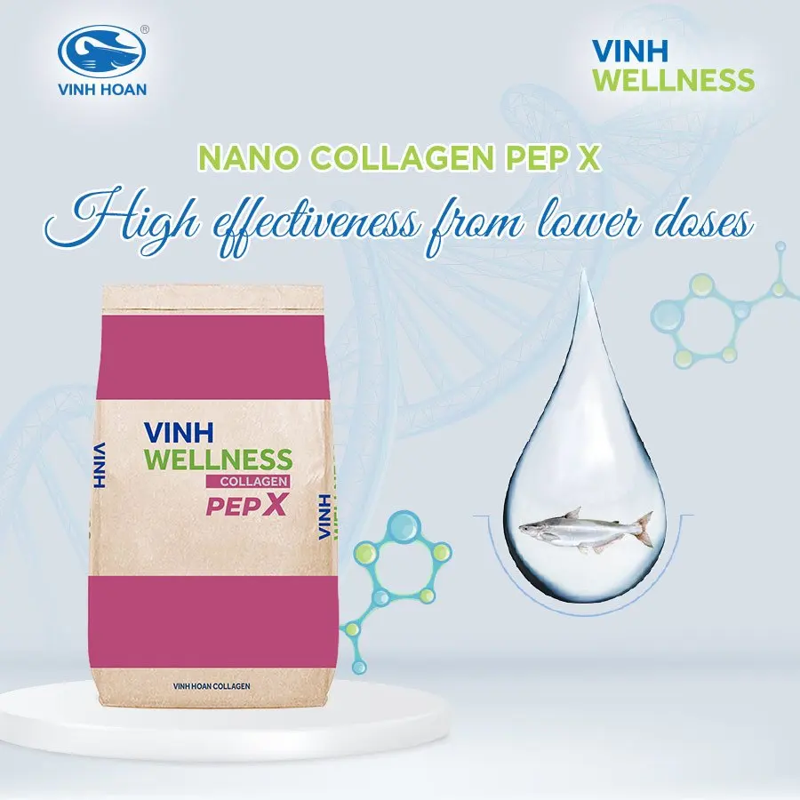 Collagen From Fish Skin. Fish Collagen 500 Dalton. Collagen Peptide Powder. For OEM