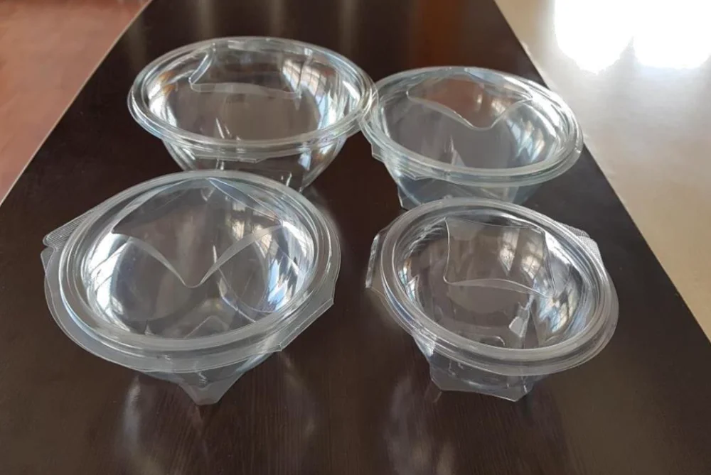 
Disposable plastic soup plates, deep plates 