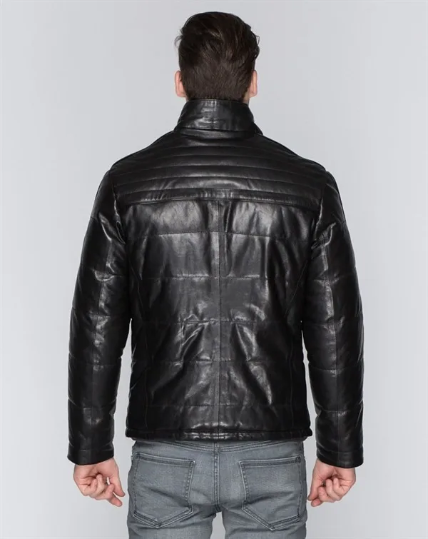 2020 New Arrived Leather Jacket for Men Genuine Leather Shell Racer Jacket Leather Fabric Regular Clothing Length