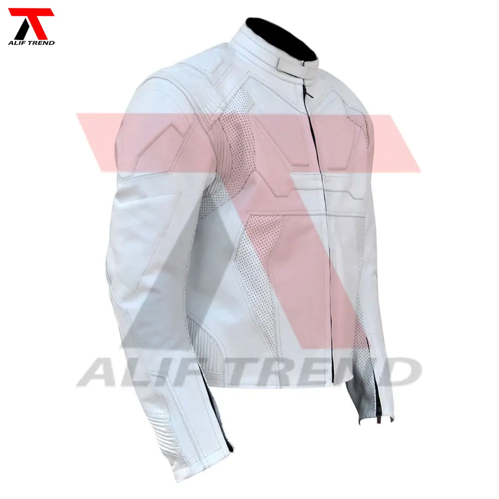 Riding Jacket Motorcycle Racing Motorbike Genuine Leather Jacket for Men Armor Race Jackets Vintage Motorcycle & Auto Racing