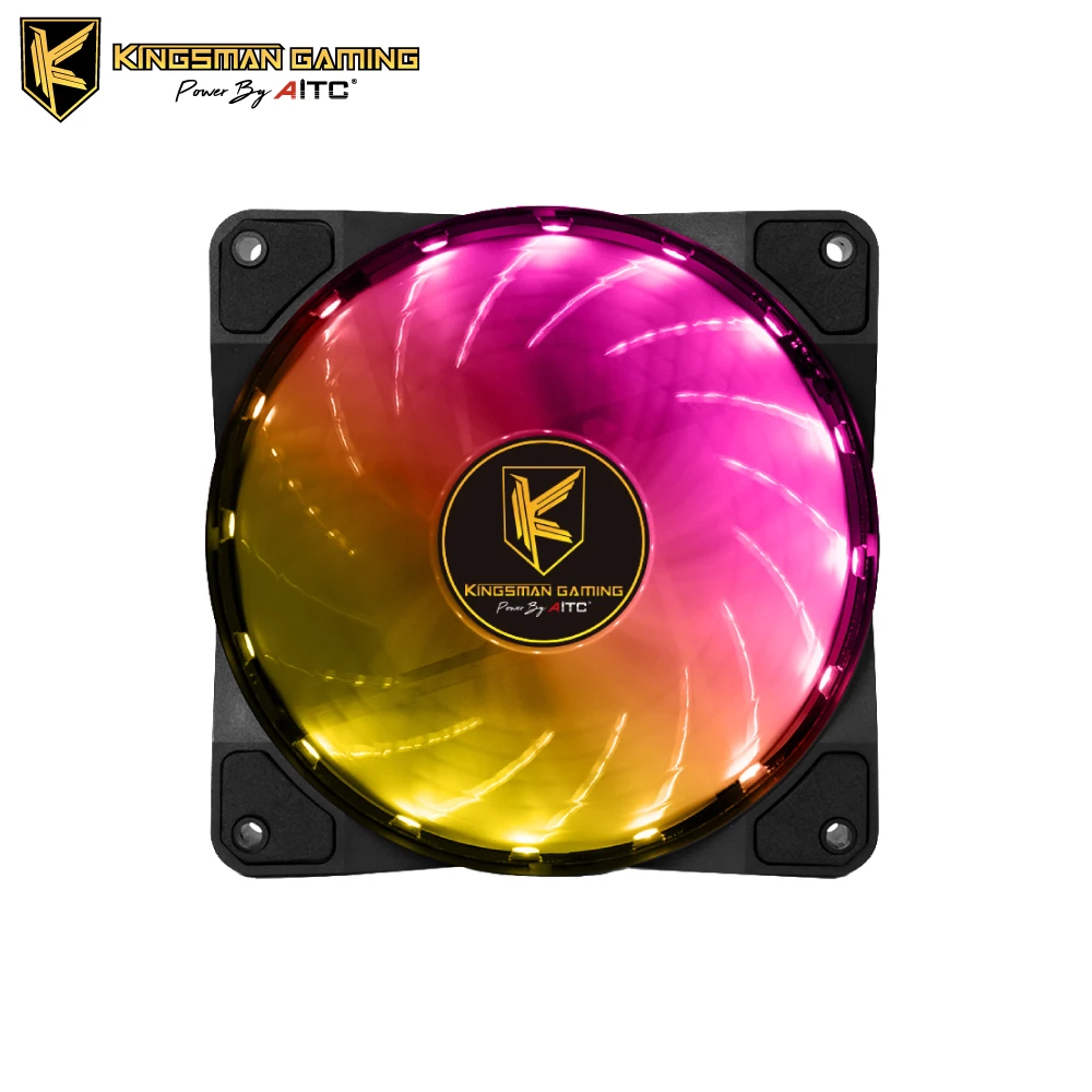 120mm ARGB PC Fan with light strips and remote control