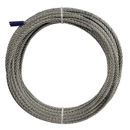 7mm 100M Reel Rigging Marine types of 7x19 Stainless Steel Wire Rope Fittings