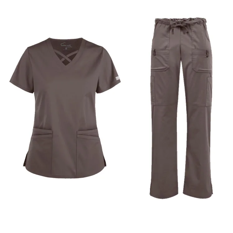 Custom wholesale medical nursing scrubs for nurse hospital uniform scrub sets