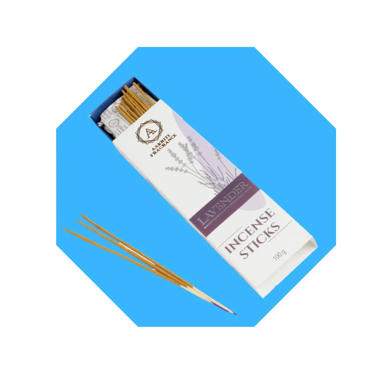 Top Selling Natural Incense Stick Grade Lavender Agarbatti Incense Stick Manufacture in Indian For Incense Stick Making Uses