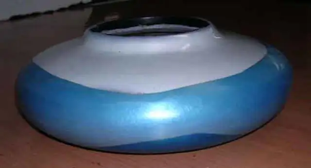 
Lacquer ceramic vase with three-tone colour 