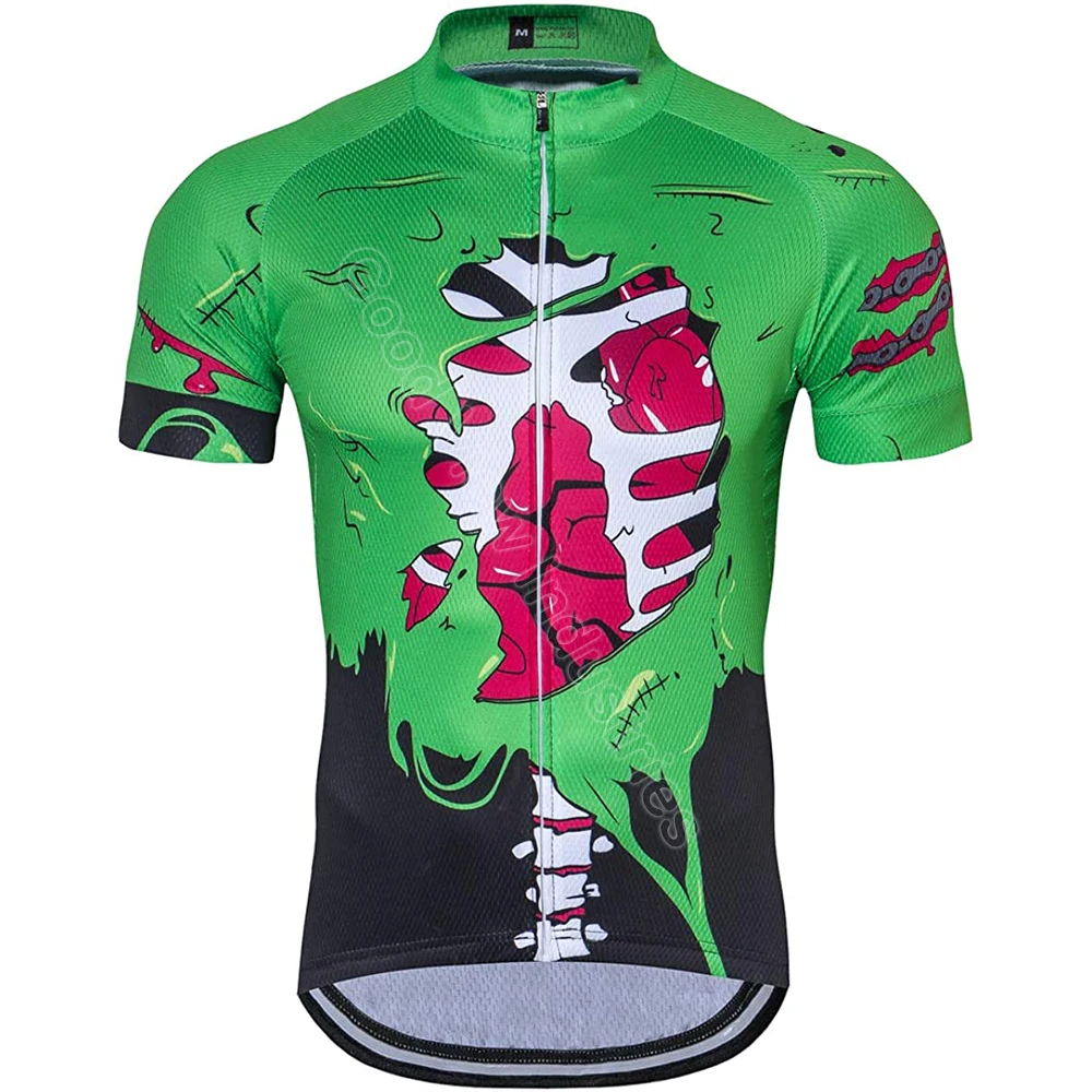 Factory wholesale men cycling jersey with short sleeves moisture wicking breathable quick dry cycling T shirt Custom