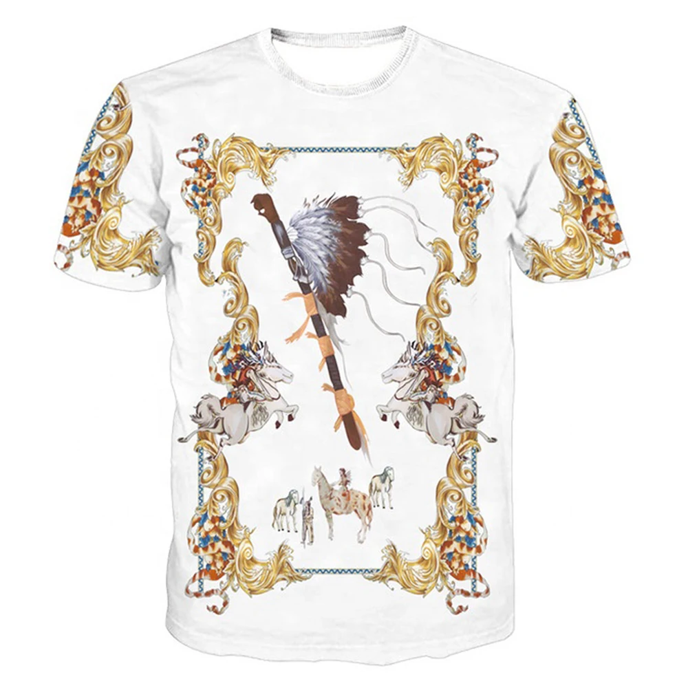 
3d lion Print Designed Stylish Summer T shirt Brand Tops Tees 