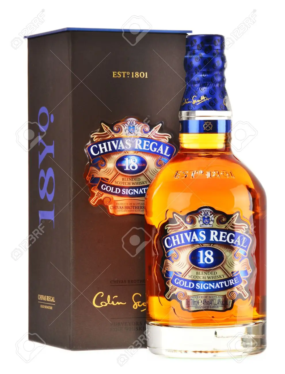 HOT SALES CHIVAS REGAL 18 Year Old Blended Whisky 40% 70cl